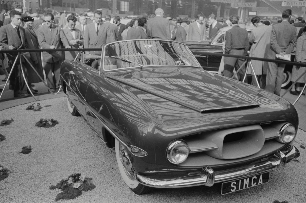 Simca Convertible Special (Ghia) - Paris'54