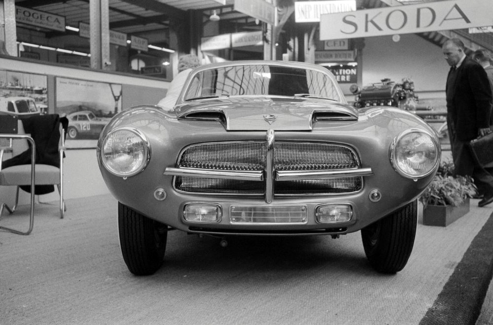 Pegaso Z-102 Berlinetta (Series II) by Carrozzeria Touring - Paris Motor Show, 1955
