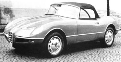 Alfa Romeo Giulietta Spider Prototipo (Bertone), 1956 - 1st Prototype (Chassis #002)