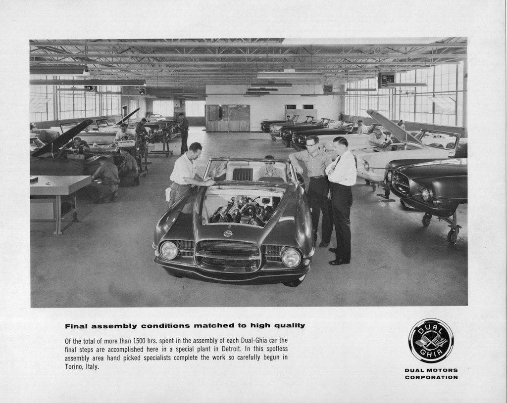 Dual-Ghia, 1957 - Final assembly conditions matched to high quality