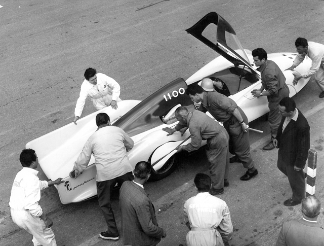 Abarth-Alfa Romeo 1100 Record Car (Pininfarina), 1957 - Monza