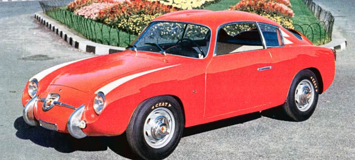 Abarth Fiat 750 GT Coupe (Zagato), 1957 - Double Bubble