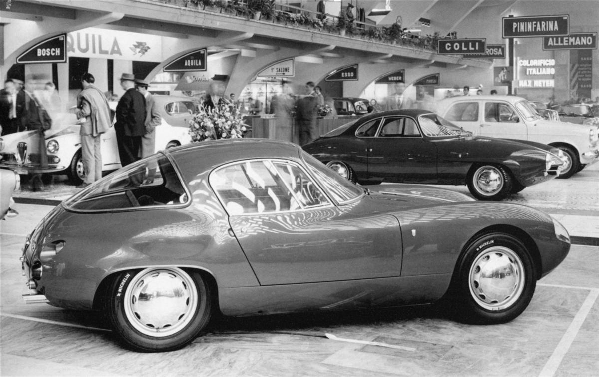 Abarth Alfa Romeo 1000 (Bertone), 1958 - Turin Auto Show