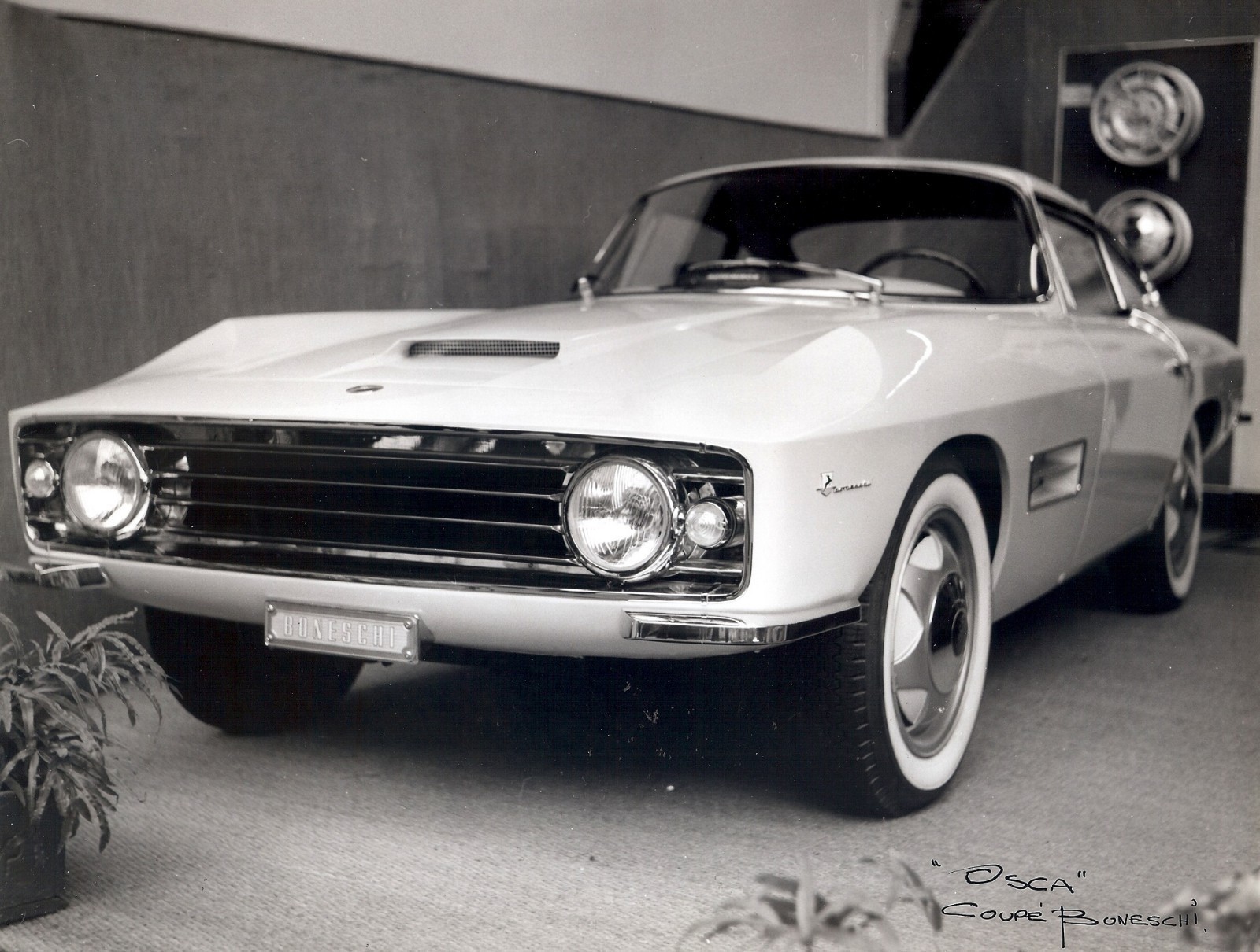 OSCA 1600 GT Berlinetta 'Swift' (Boneschi) - Paris Auto Show, 1961