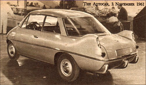 Fiat 600 D Berlinetta Aerodinamica Modello “Y” (Pininfarina), 1961