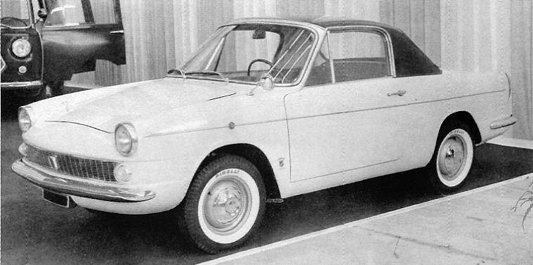 Fiat 600/750 Spyder Hardtop (Moretti), 1963