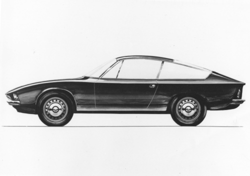 These drawings show the Alfa Romeo 2600 SZ as originally made by Ercole Spada in 1964.  The final version ended up to be quite different from this design which was later used as the basis for the Rover TCZ Zagato.