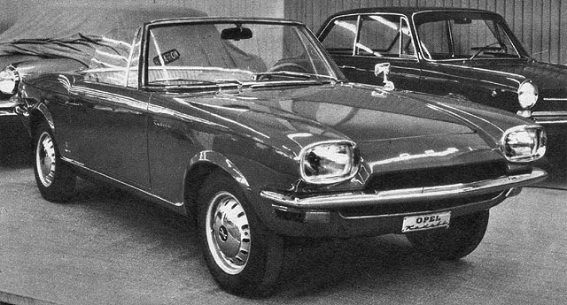 Opel Kadett Spider (Vignale), 1965 - Geneva