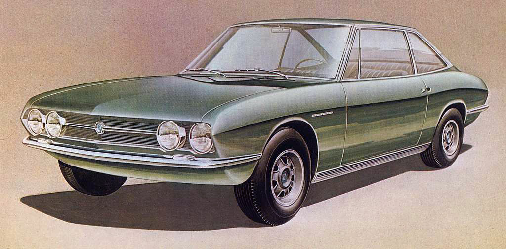 Isuzu 117 Sport (Ghia), 1966 - Design Sketch