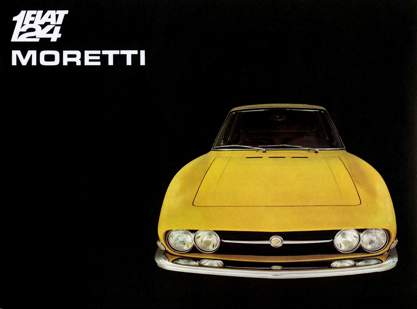 Fiat 124 Coupé (Moretti), 1967  - Brochure