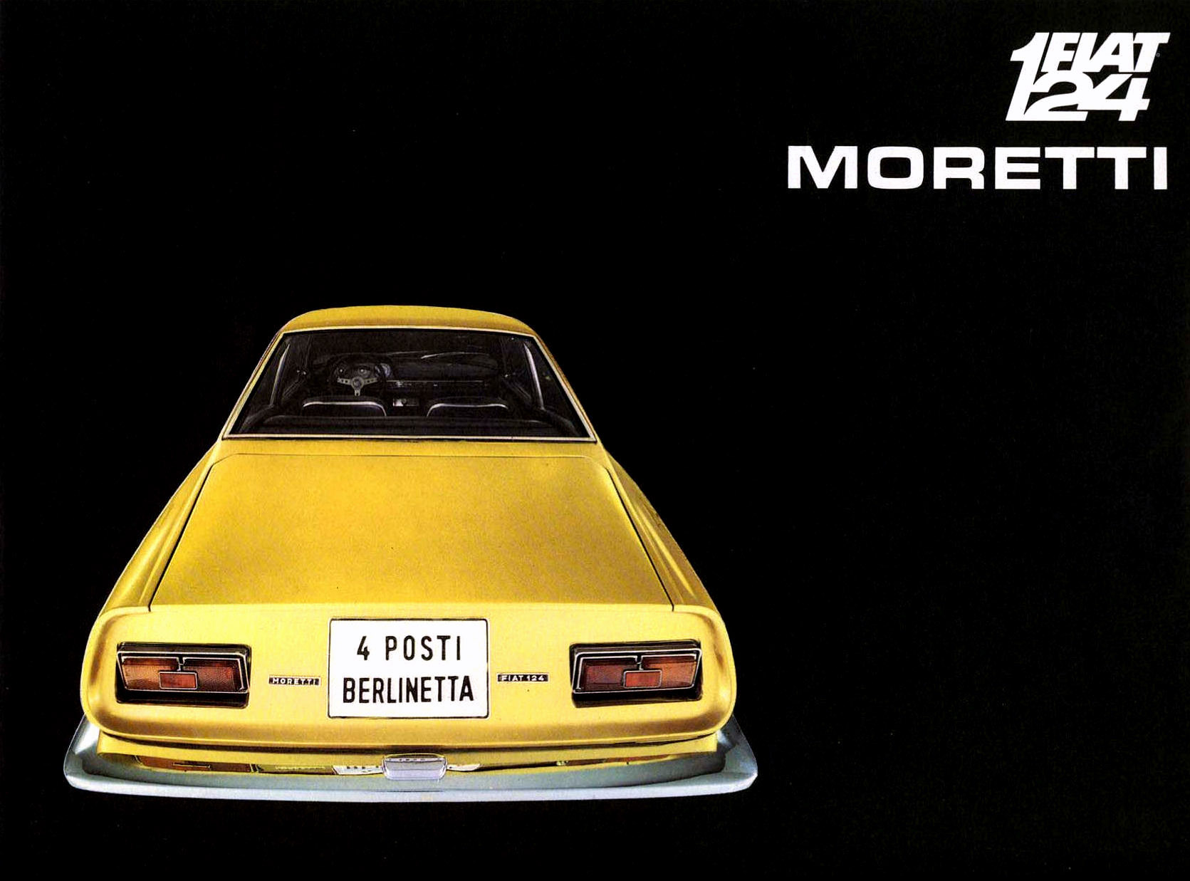 Fiat 124 Coupé (Moretti), 1967  - Brochure