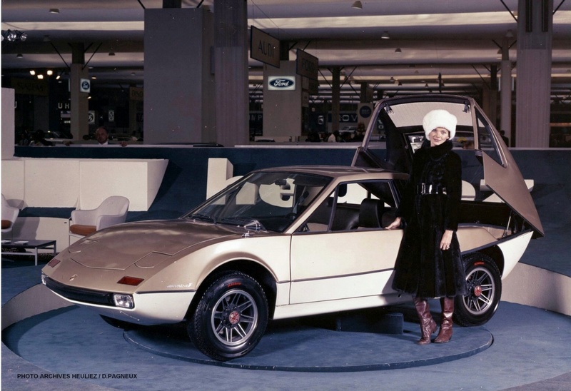 Porsche Murene (Heuliez), 1970 - Paris Motor Show'70