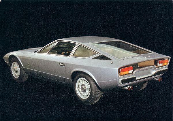 Maserati Khamsin (Bertone), 1972 - Exterior photo from original factory brochure