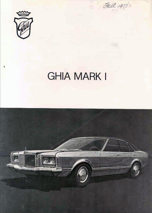 Lincoln Mark I (Ghia), 1973