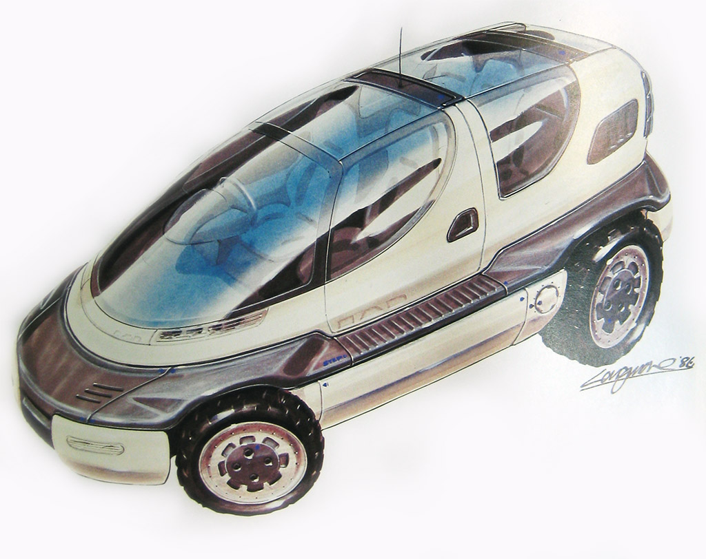 I.A.D. Impact, 1987 - Design Sketch