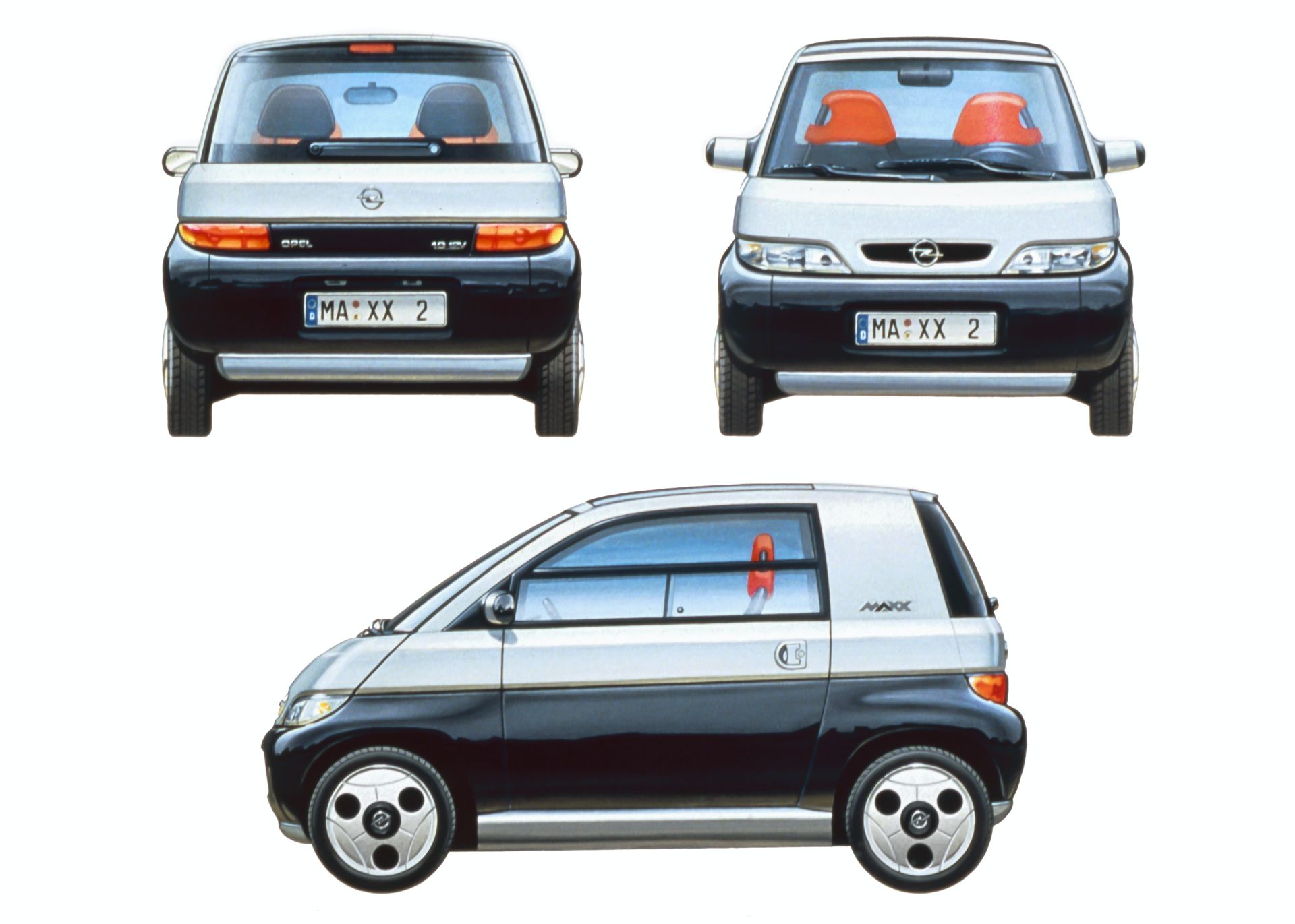 Opel Maxx Concept, 1995 - Design Sketch