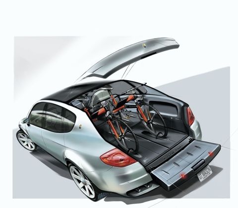 Maserati Kubang GT Wagon (ItalDesign), 2003 – Design Sketch