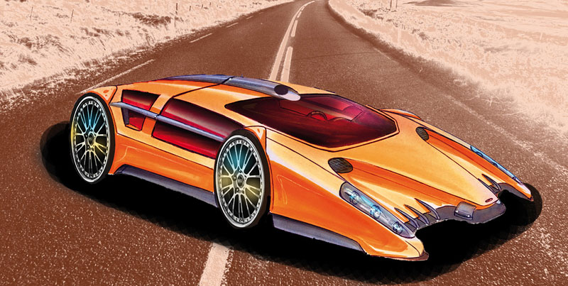 Sbarro Autobau, 2010 - Design Sketch