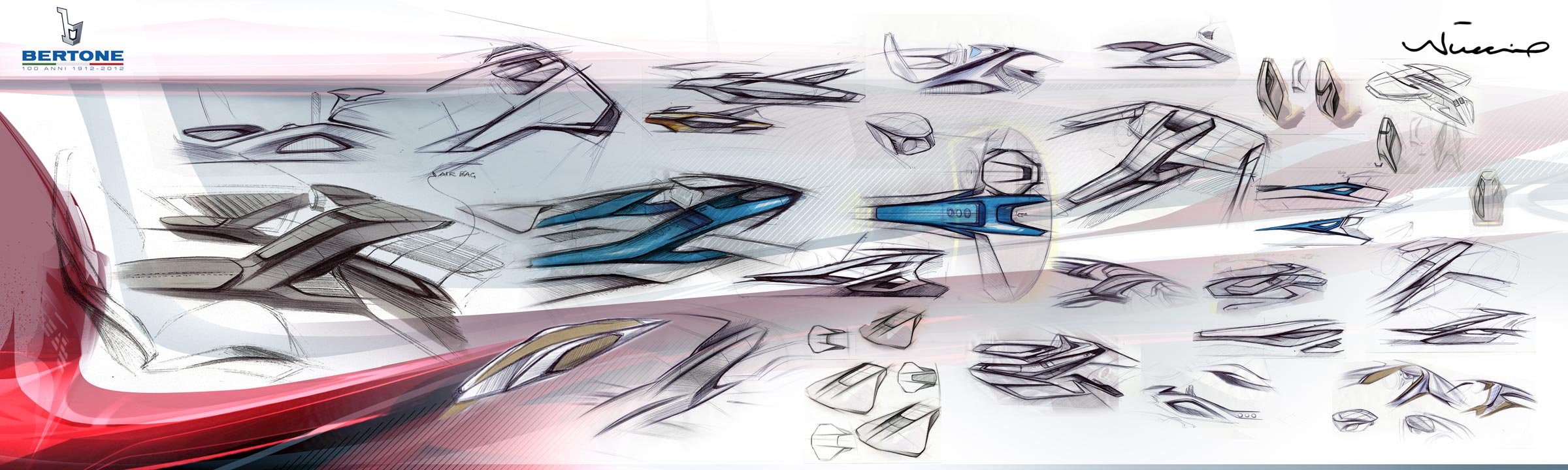 Bertone Nuccio, 2012 - Interior Design Sketches