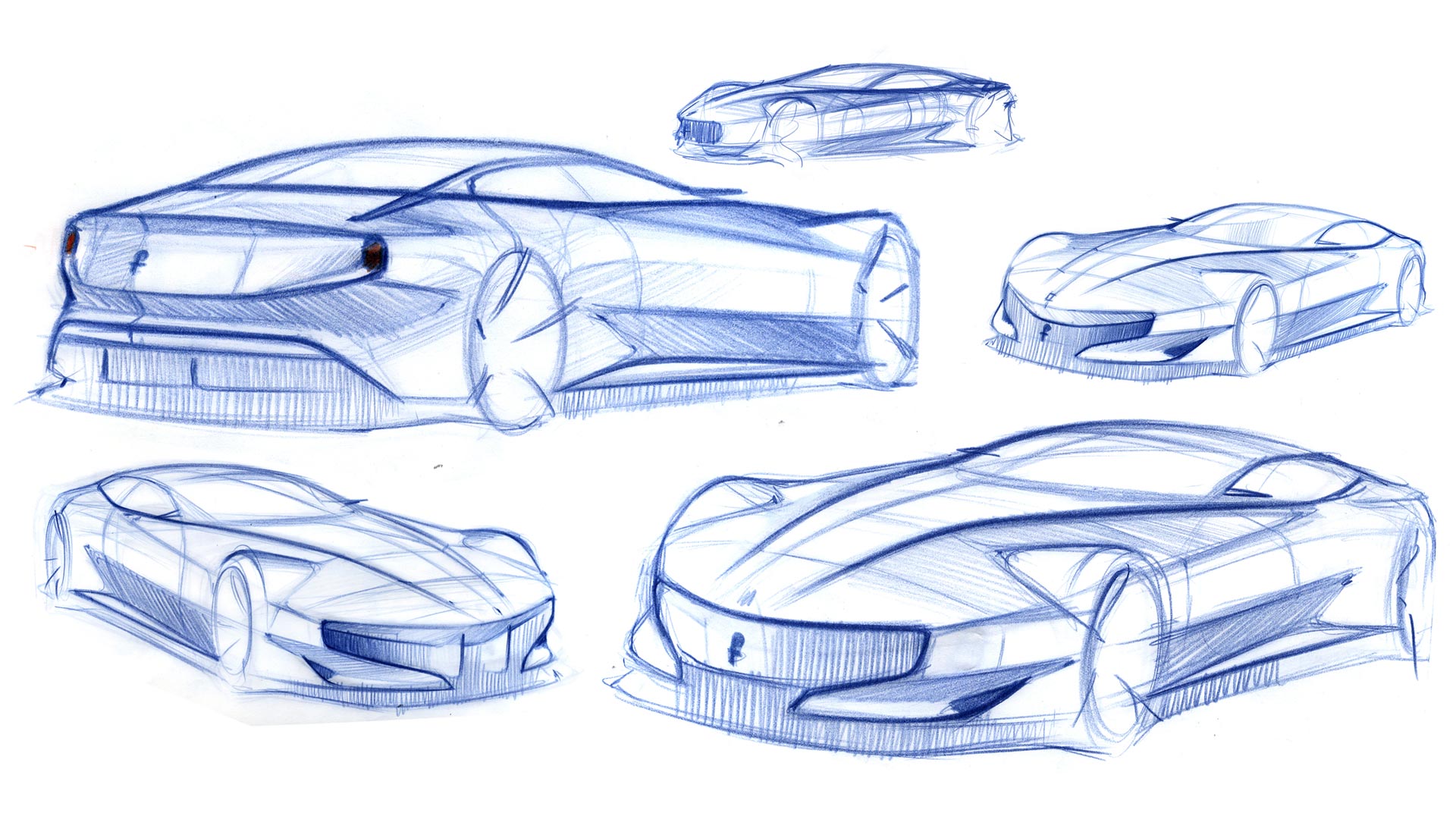 Pininfarina Cambiano, 2012 - Design Sketches