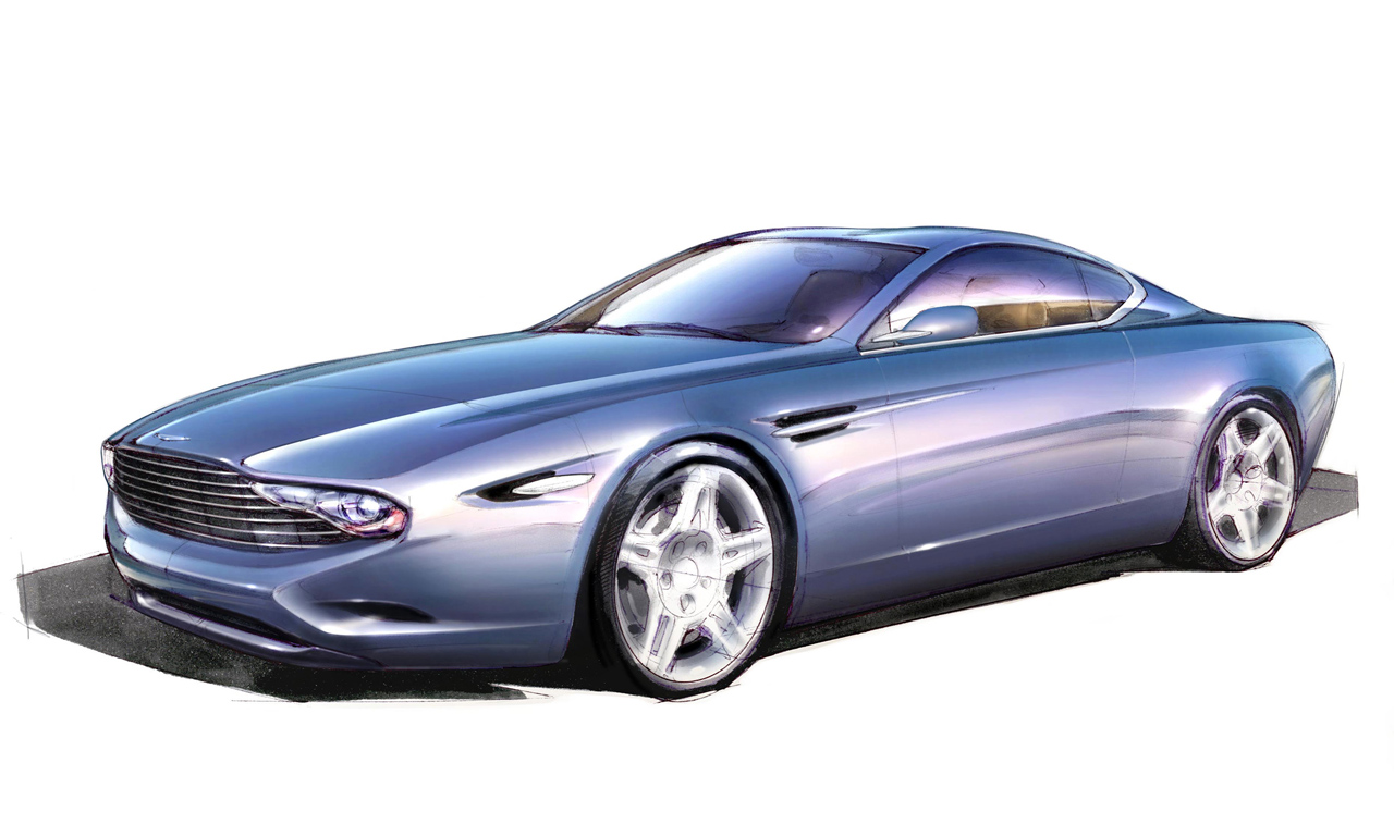 Aston Martin DBS Coupe Zagato Centennial, 2013 - Design Sketch