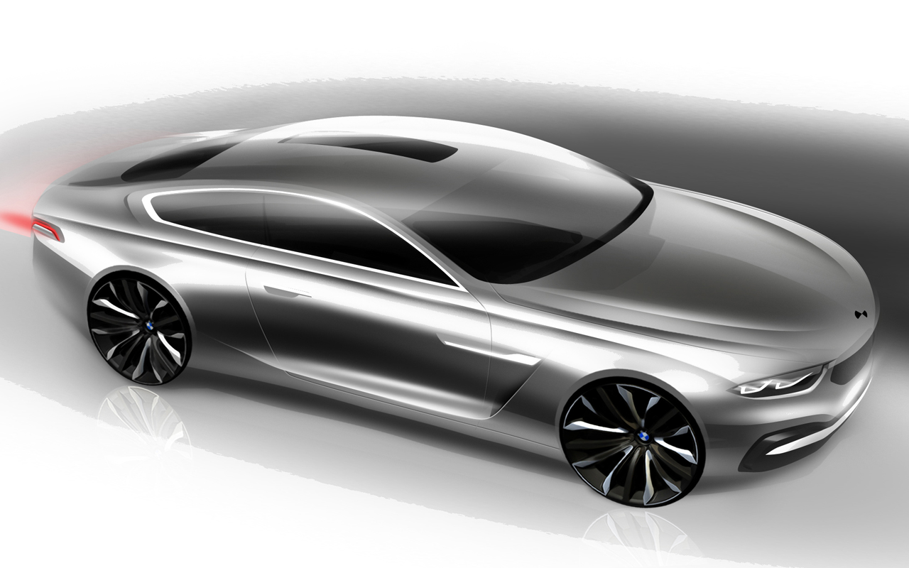 BMW Gran Lusso Coupe (Pininfarina), 2013 - Design Sketch