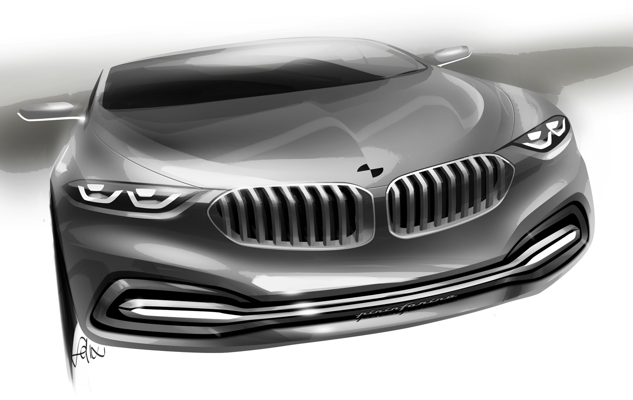 BMW Gran Lusso Coupe (Pininfarina), 2013 - Design Sketch