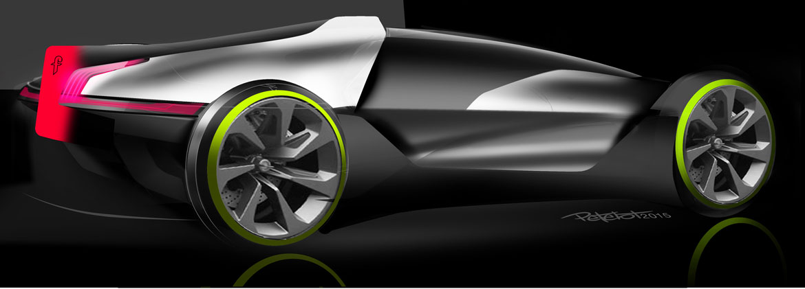 Pininfarina H2 Speed, 2016 - Design Sketch