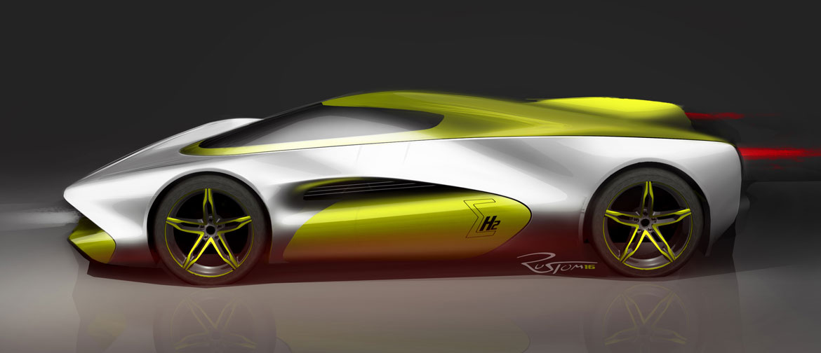 Pininfarina H2 Speed, 2016 - Design Sketch