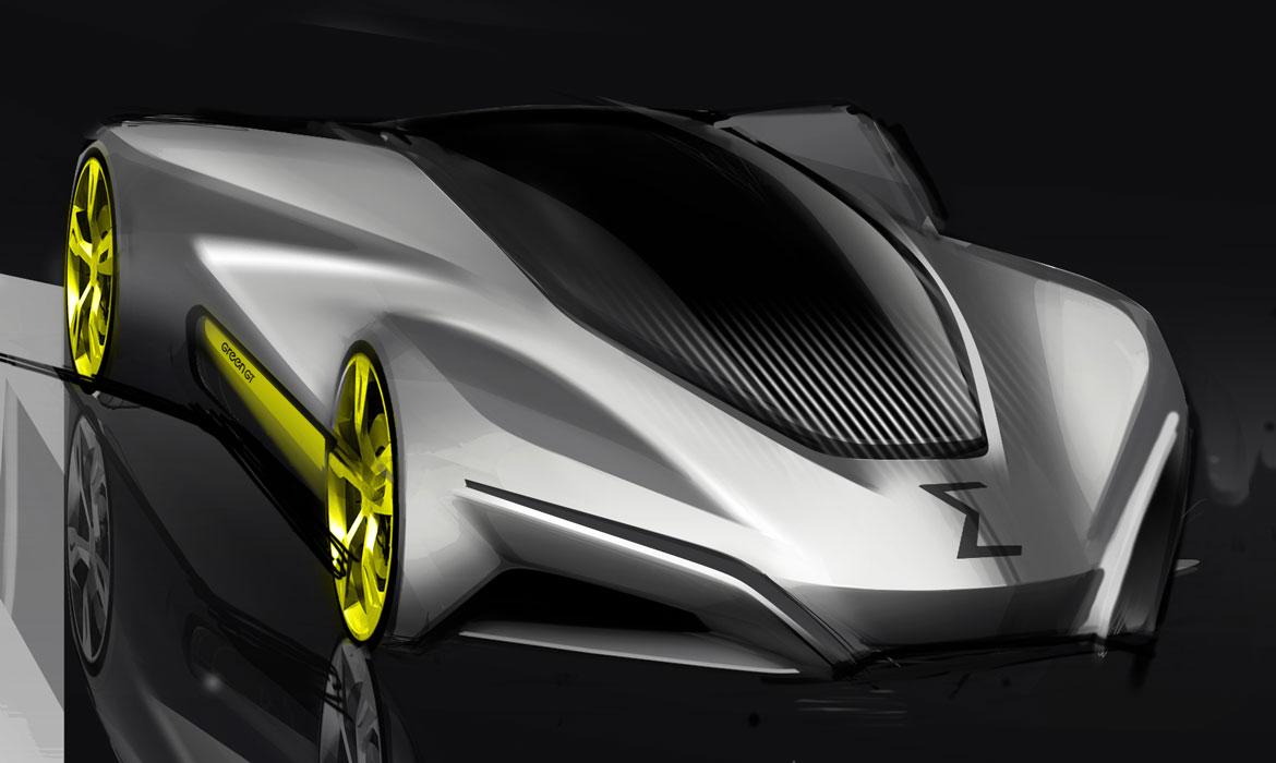 Pininfarina H2 Speed, 2016 - Design Sketch
