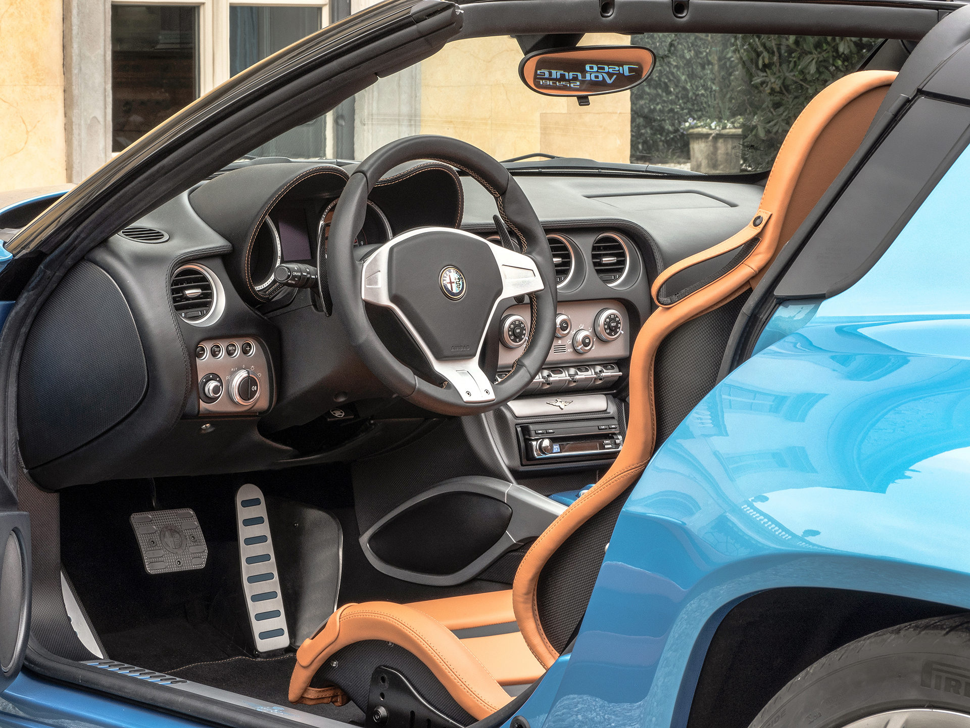 Alfa Romeo Disco Volante Spyder (Carrozzeria Touring Superleggera), 2016 - Interior - Photo: Martyn Goddard