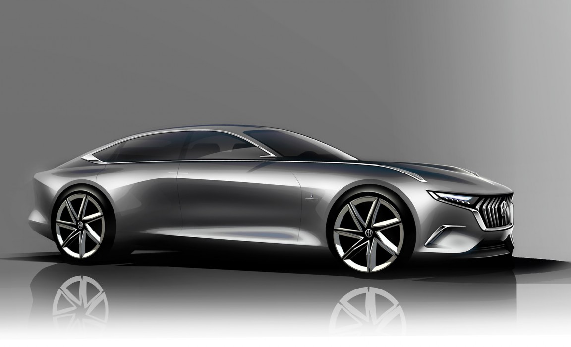 Hybrid Kinetic H600 Concept (Pininfarina), 2017 - Design Sketch