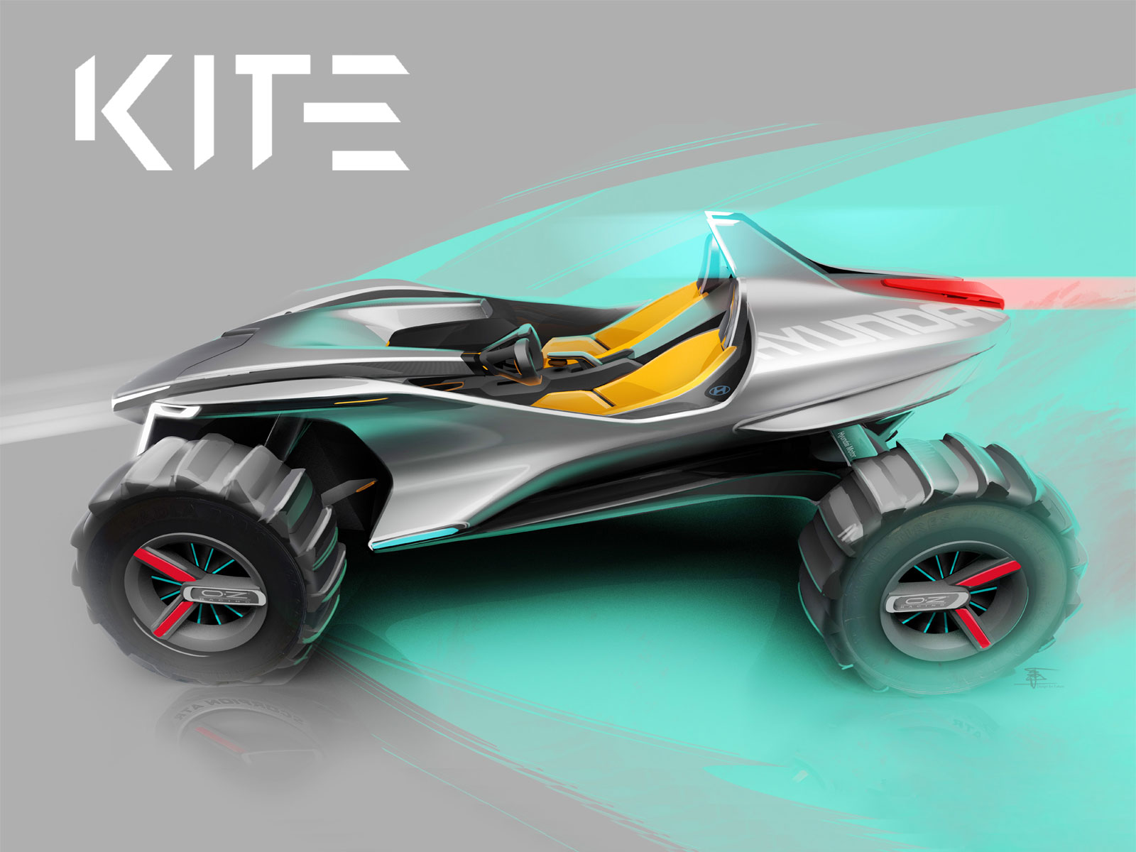 Hyundai Kite Concept (IED), 2018 - Design Sketch