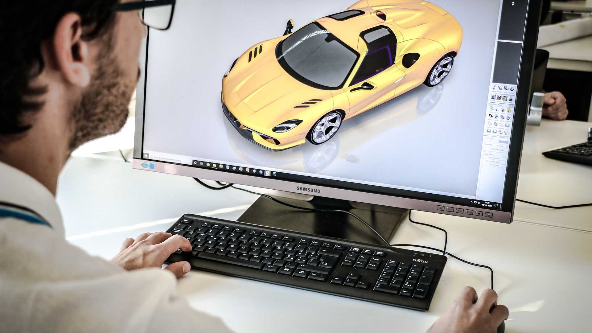 Touring Superleggera Arese RH95, 2021 - Design Process