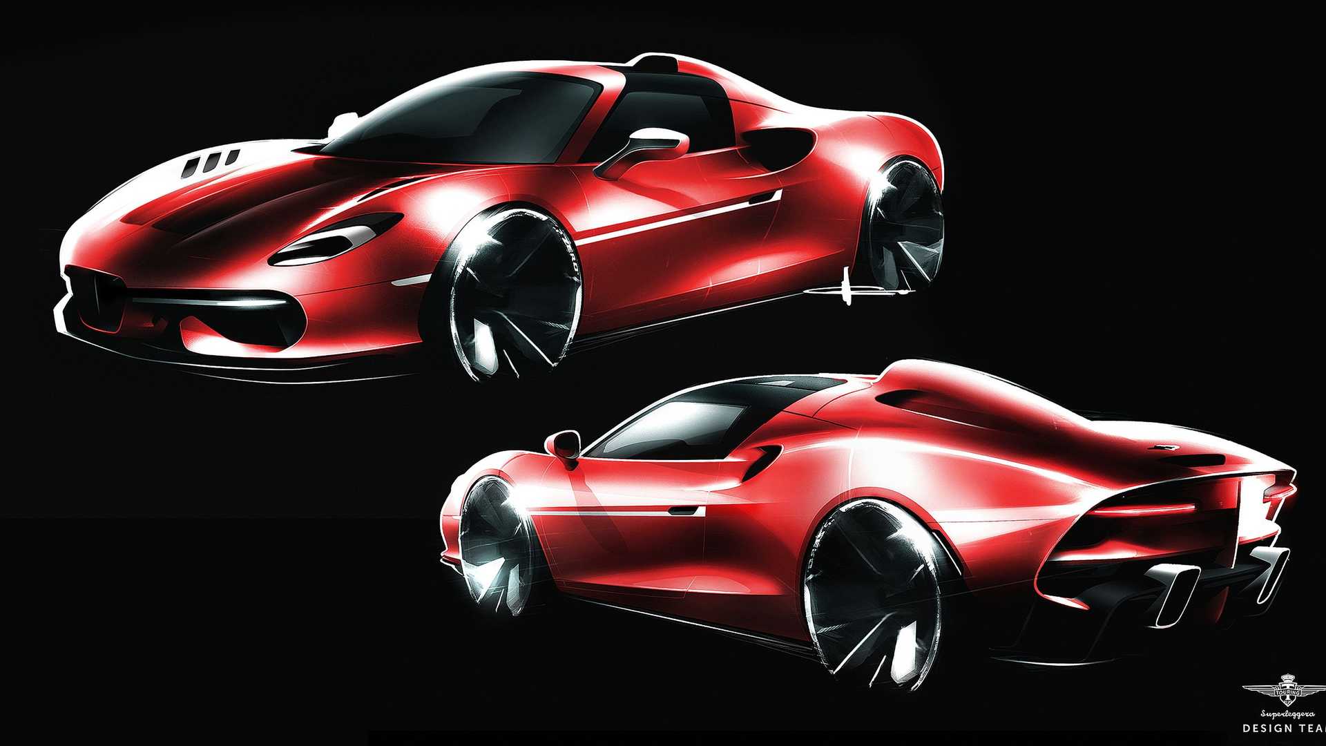 Touring Superleggera Arese RH95, 2021 - Design Sketch