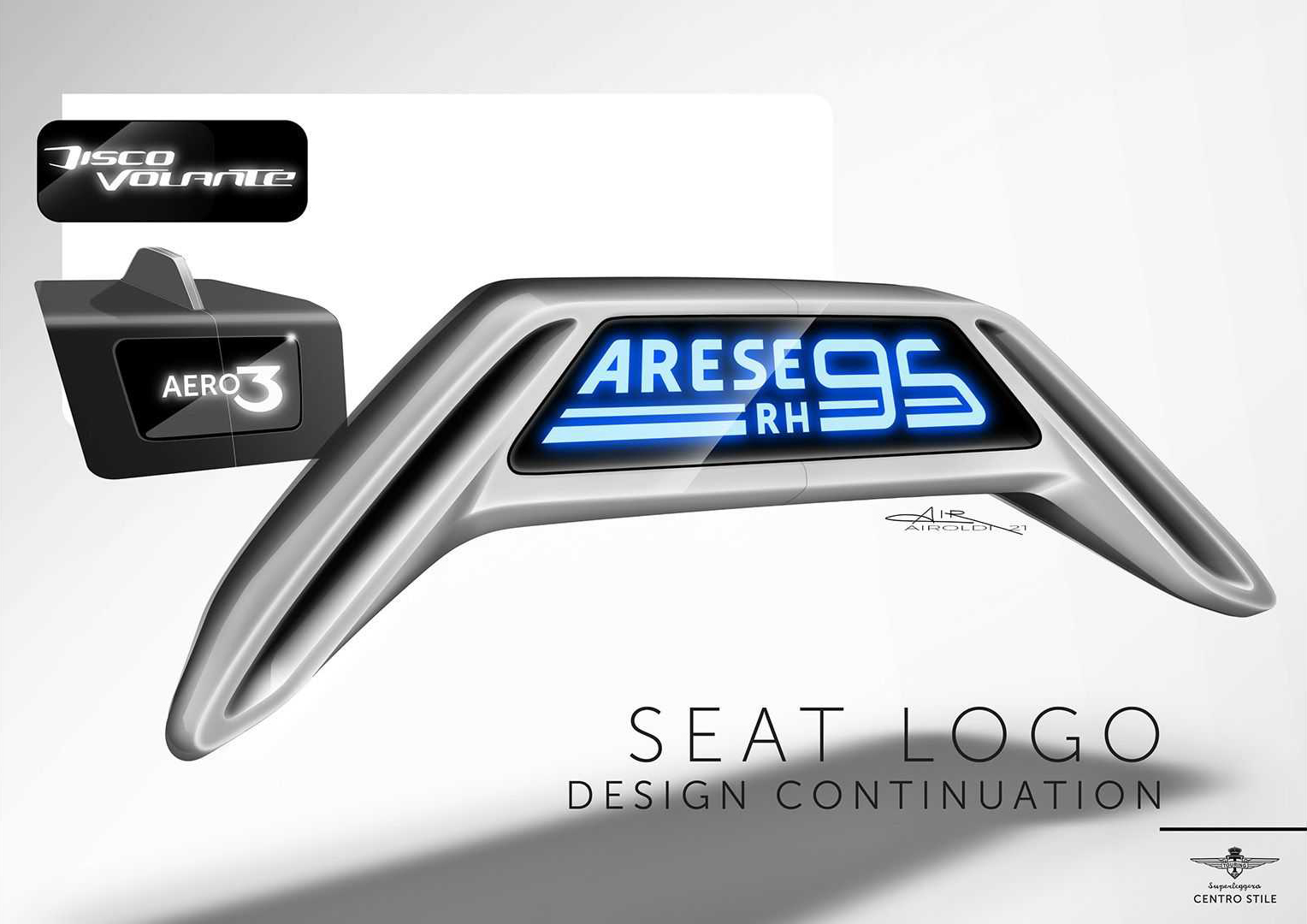 Touring Superleggera Arese RH95, 2021 - Design Sketch
