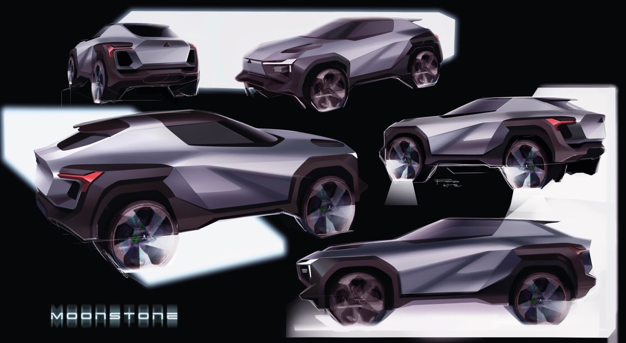 Mitsubishi Moonstone Concept (IED), 2023 – Design Sketch