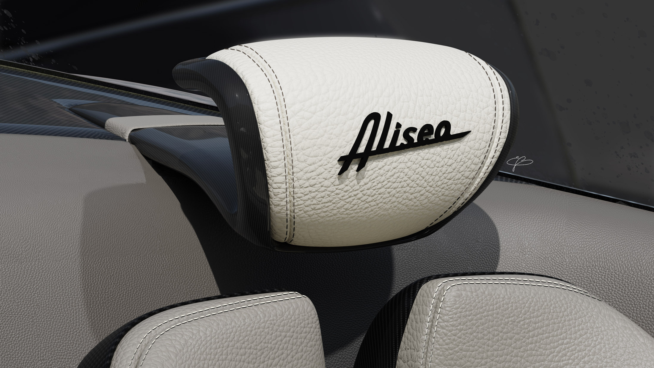 Pagani Alisea Concept (IED), 2024 – Design Sketch – Interior
