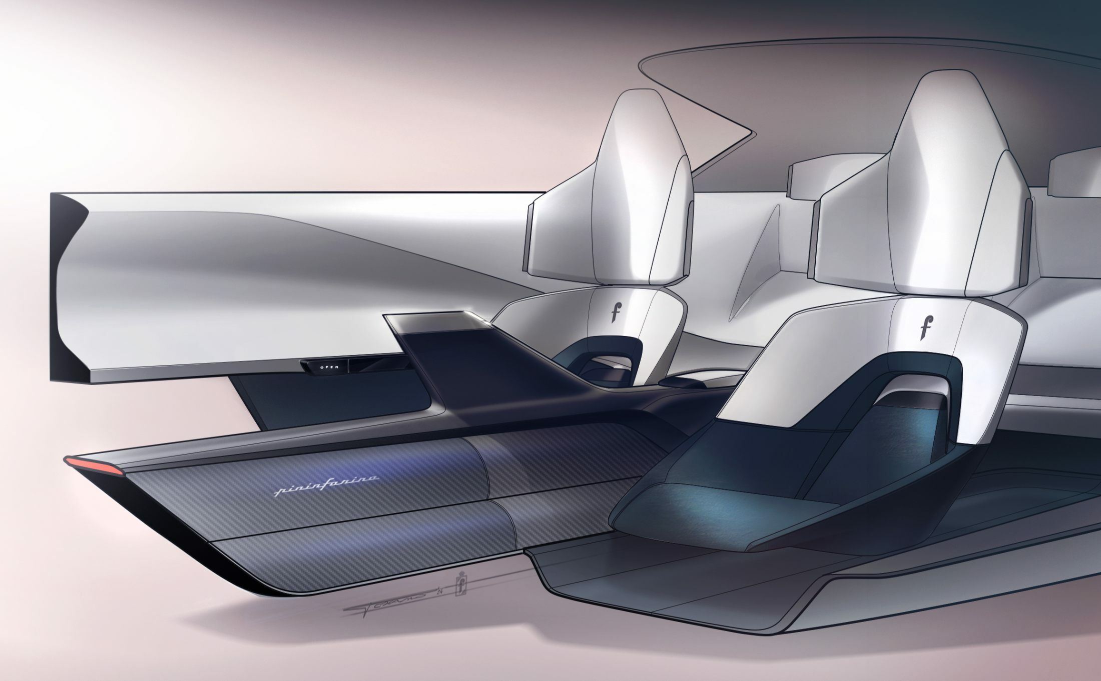 Pininfarina Enigma GT, 2024 – Design Sketch