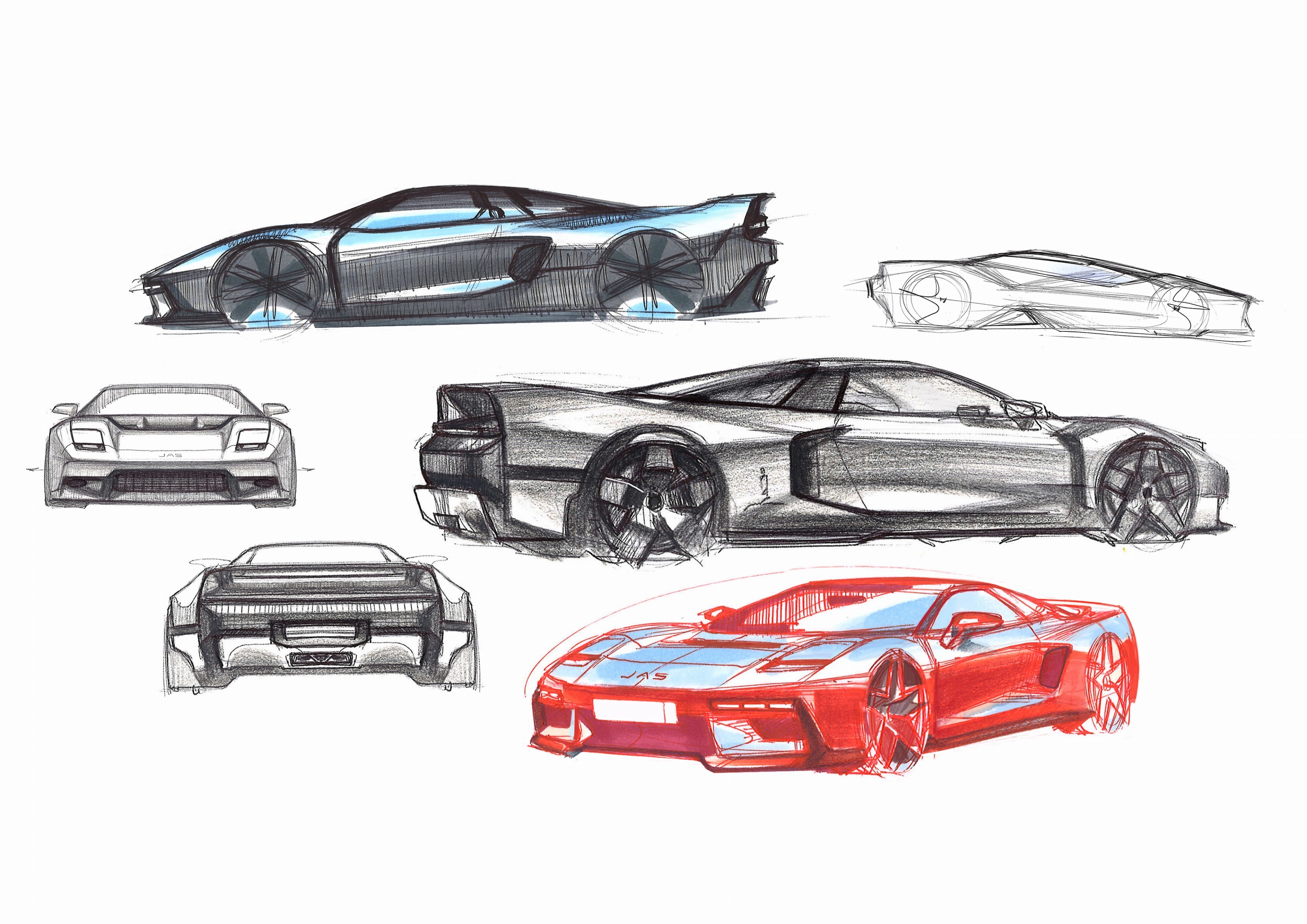 JAS Tensei (Pininfarina), 2026 – Design Sketch