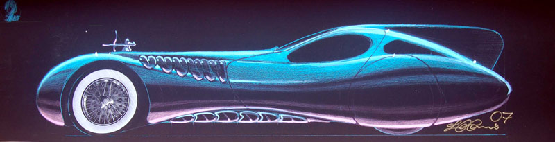 Pierce-Arrow by Colani, 2007 - Design Sketch