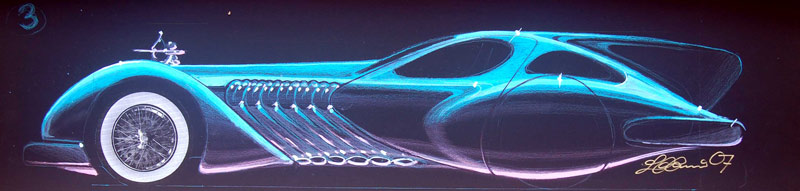 Pierce-Arrow by Colani, 2007 - Design Sketch