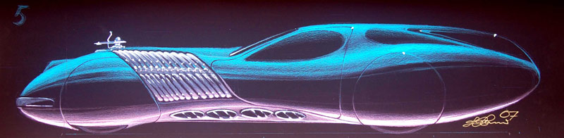 Pierce-Arrow by Colani, 2007 - Design Sketch
