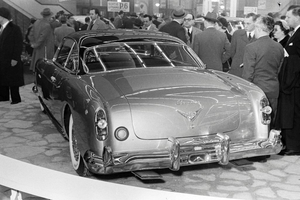 Ghia Chrysler GS-1 Special - Brussels Motor Show (January, 1954) - Photographer: Rudolfo Mailander