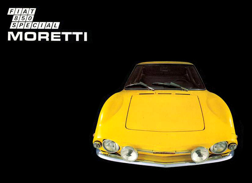 Moretti Fiat 850 Special Coupe Sportiva - Brochure