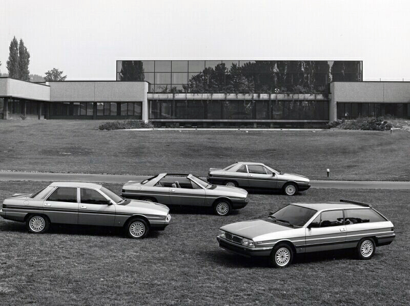 Pininfarina Lancia Gamma Olgiata (1982), Scala (1980), Spider (1978), Coupe (1976)